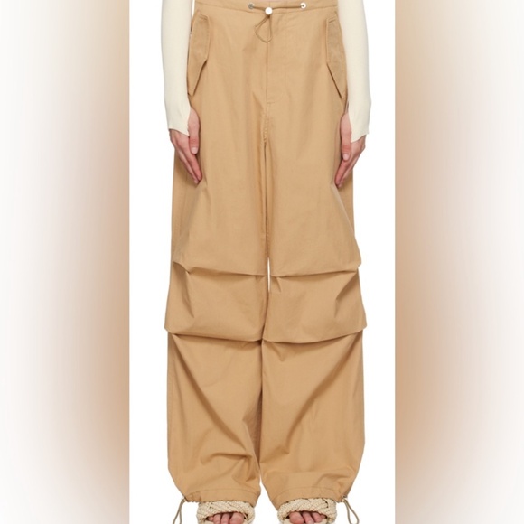 DION LEE Brown Elasticized Trouser - Picture 5 of 8